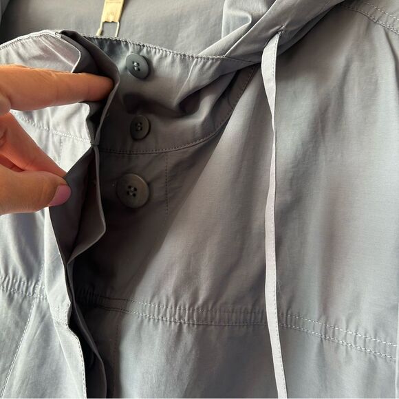 NWT EILEEN FISHER Hooded lightweight Jacket in Chambray Blue - Picture 8 of 12